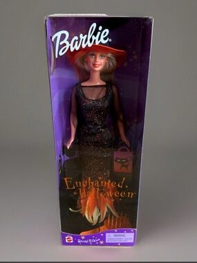 Vintage 2000 Enchanted Halloween Barbie Doll Special Edition Mattel #29818 NRFB
